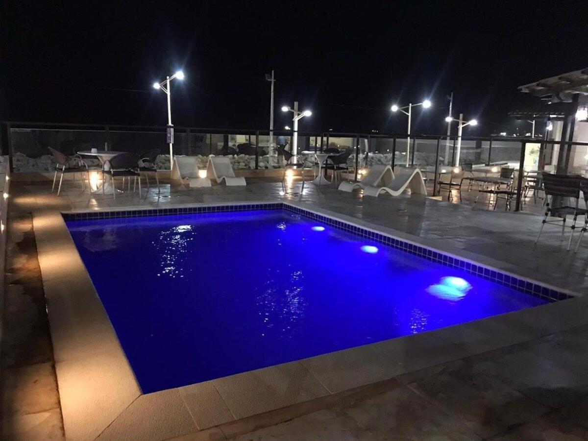 703 Lindo Flat mobiliado com vista lateral mar na Praia de Iracema Fortaleza  Exterior foto